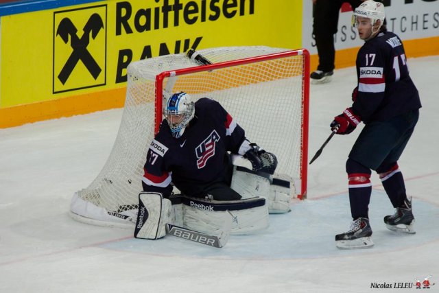 Photo hockey match United States of America - Russia le 16/05/2015