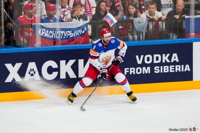 Photo hockey match United States of America - Russia le 16/05/2015