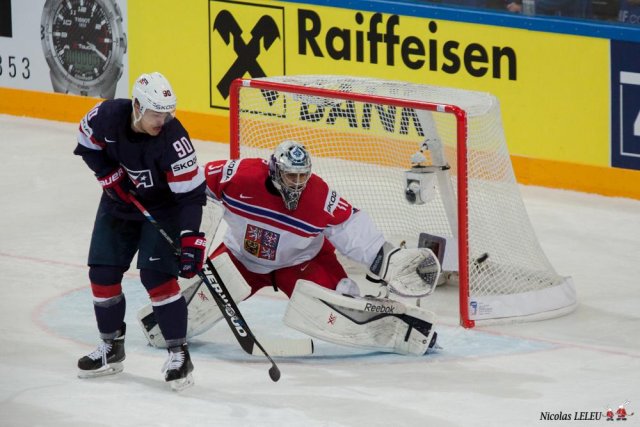 Photo hockey match United States of America - Czech Republic le 17/05/2015