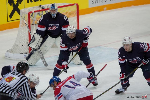Photo hockey match United States of America - Czech Republic le 17/05/2015