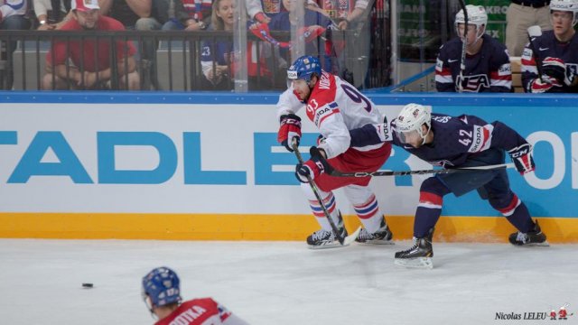 Photo hockey match United States of America - Czech Republic le 17/05/2015