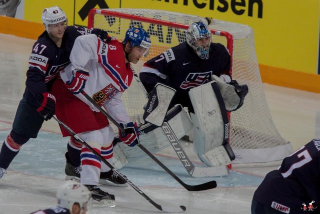 Photo hockey match United States of America - Czech Republic le 17/05/2015