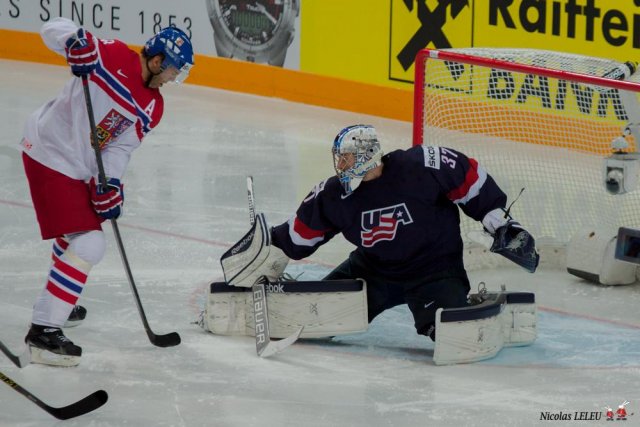 Photo hockey match United States of America - Czech Republic le 17/05/2015