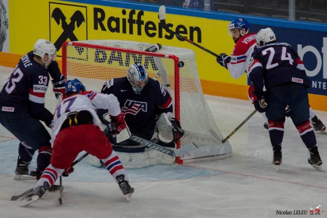 Photo hockey match United States of America - Czech Republic le 17/05/2015
