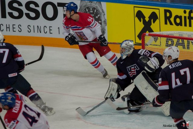 Photo hockey match United States of America - Czech Republic le 17/05/2015