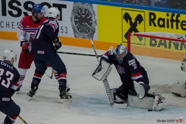 Photo hockey match United States of America - Czech Republic le 17/05/2015