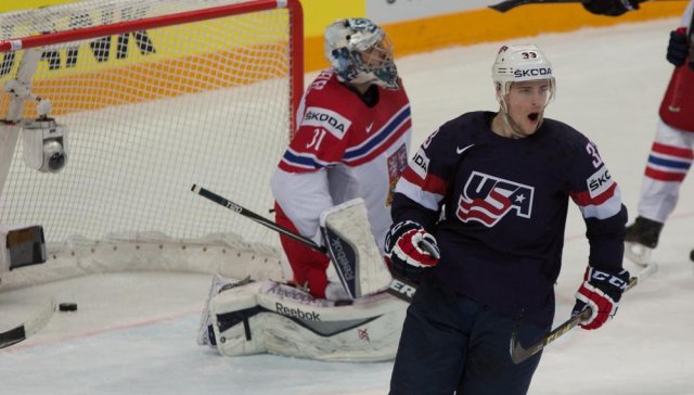 Photo hockey match United States of America - Czech Republic le 17/05/2015