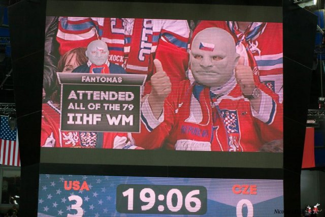 Photo hockey match United States of America - Czech Republic le 17/05/2015