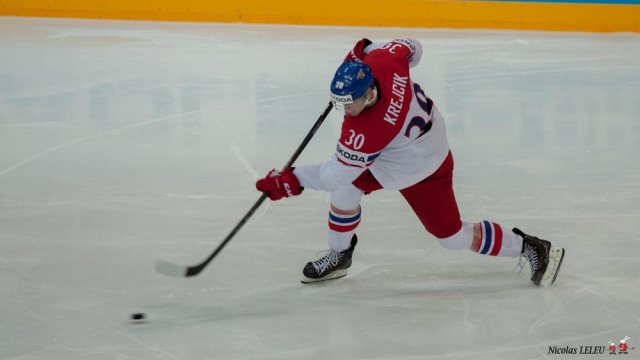 Photo hockey match United States of America - Czech Republic le 17/05/2015