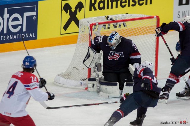 Photo hockey match United States of America - Czech Republic le 17/05/2015