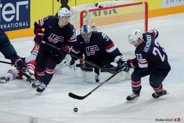 Photo hockey match United States of America - Czech Republic le 17/05/2015