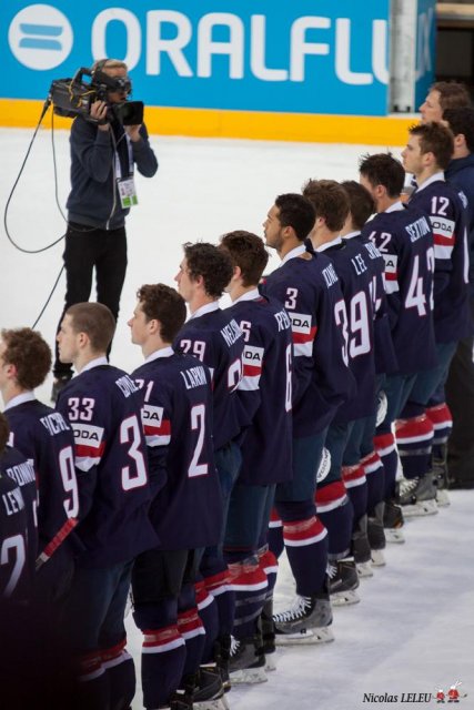 Photo hockey match United States of America - Czech Republic le 17/05/2015