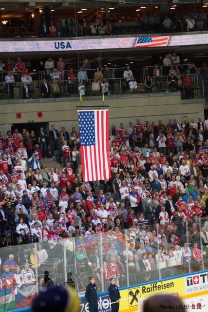 Photo hockey match United States of America - Czech Republic le 17/05/2015