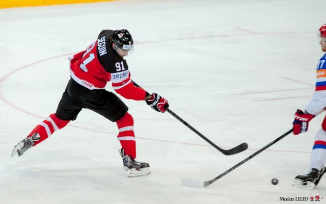 Photo hockey match Canada - Russia le 17/05/2015