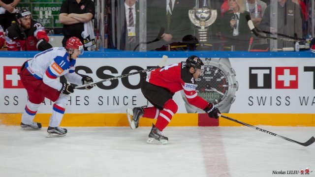 Photo hockey match Canada - Russia le 17/05/2015
