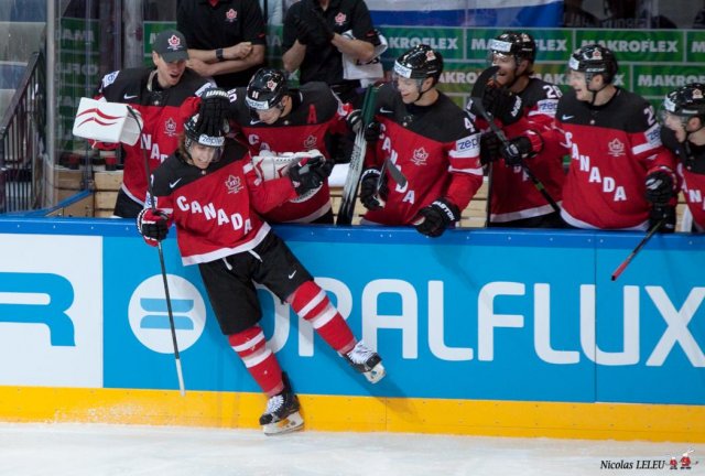 Photo hockey match Canada - Russia le 17/05/2015