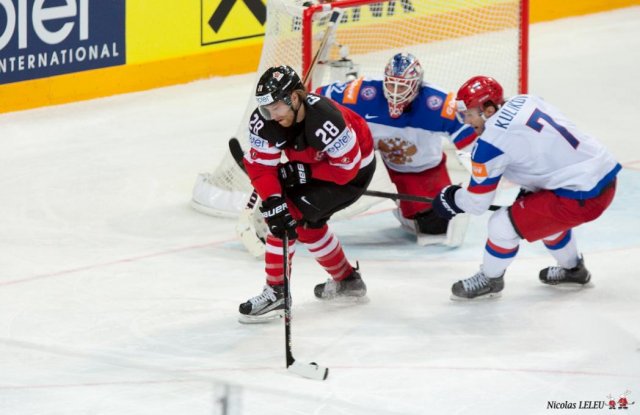 Photo hockey match Canada - Russia le 17/05/2015