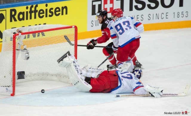 Photo hockey match Canada - Russia le 17/05/2015