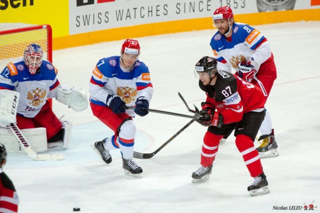 Photo hockey match Canada - Russia le 17/05/2015