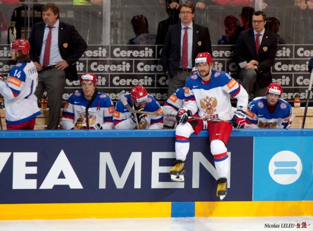 Photo hockey match Canada - Russia le 17/05/2015