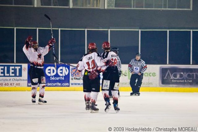 Photo hockey match Strasbourg  - Neuilly/Marne le 10/01/2009