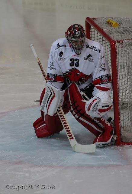 Photo hockey reportage Visp déjoue le Red Ice