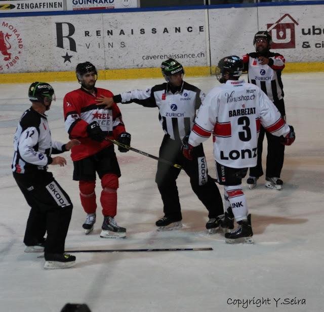Photo hockey reportage Visp déjoue le Red Ice