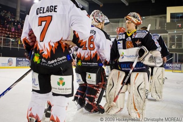 Photo hockey match Strasbourg  - Neuilly/Marne le 10/01/2009