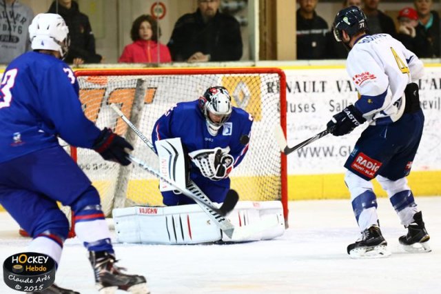 Photo hockey match Chamonix  - France U20 le 26/08/2015