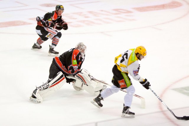 Photo hockey match Amiens  - Strasbourg  le 08/09/2015
