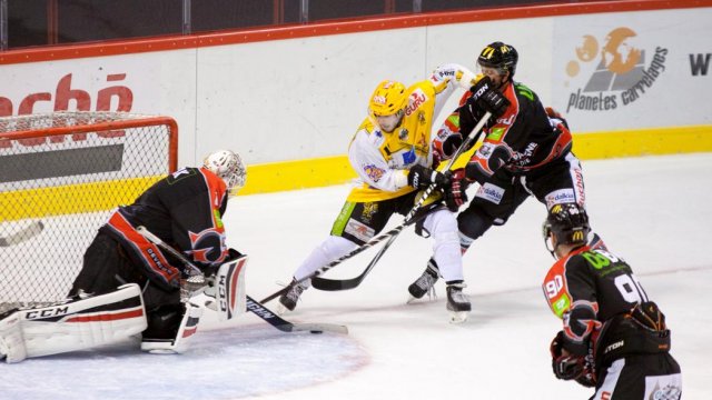 Photo hockey match Amiens  - Strasbourg  le 08/09/2015