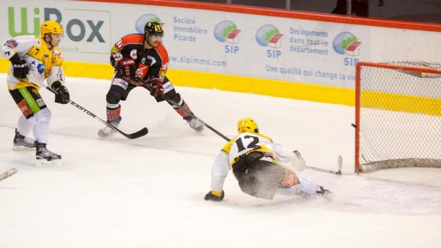 Photo hockey match Amiens  - Strasbourg  le 08/09/2015