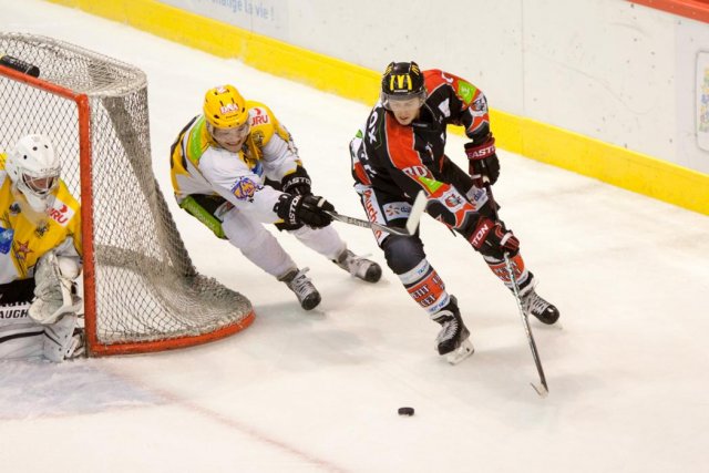 Photo hockey match Amiens  - Strasbourg  le 08/09/2015