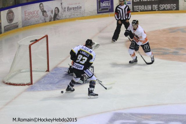 Photo hockey match Rouen - Epinal  le 08/09/2015