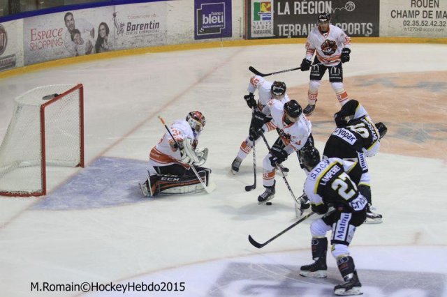 Photo hockey match Rouen - Epinal  le 08/09/2015