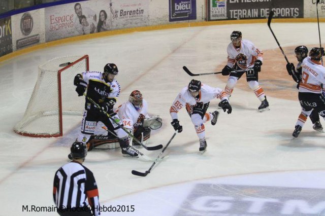 Photo hockey match Rouen - Epinal  le 08/09/2015