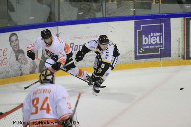 Photo hockey match Rouen - Epinal  le 08/09/2015