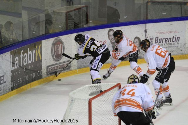 Photo hockey match Rouen - Epinal  le 08/09/2015
