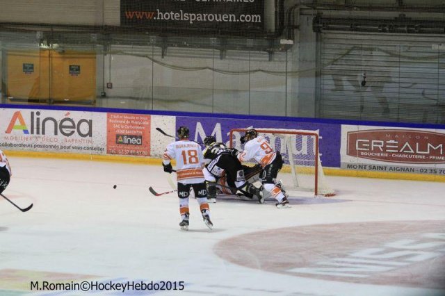 Photo hockey match Rouen - Epinal  le 08/09/2015