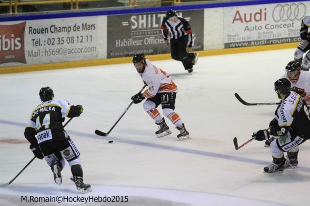 Photo hockey match Rouen - Epinal  le 08/09/2015