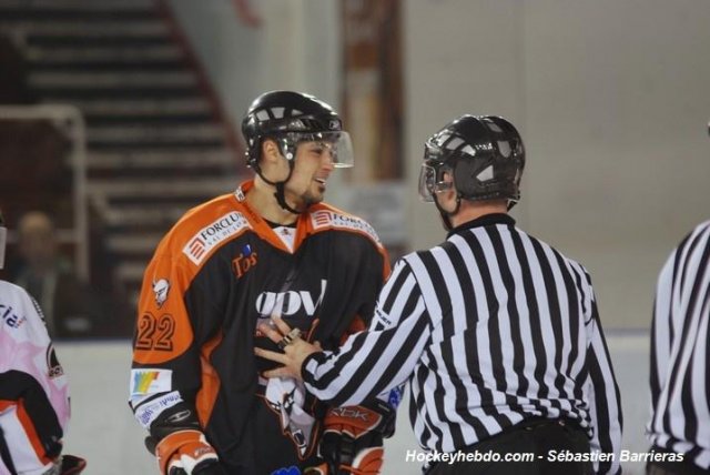 Photo hockey match Tours  - Amiens  le 13/01/2009