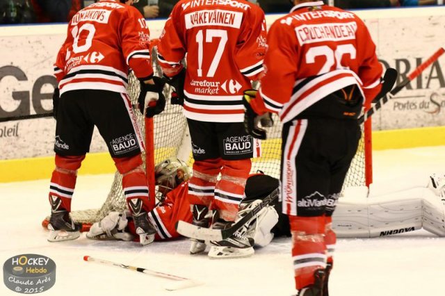 Photo hockey match Morzine-Avoriaz - Chamonix  le 08/09/2015