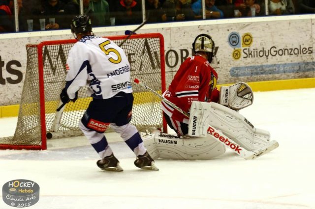 Photo hockey match Morzine-Avoriaz - Chamonix  le 08/09/2015