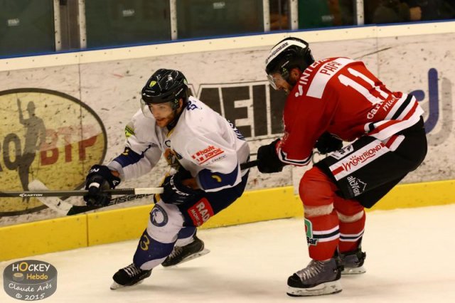 Photo hockey match Morzine-Avoriaz - Chamonix  le 08/09/2015