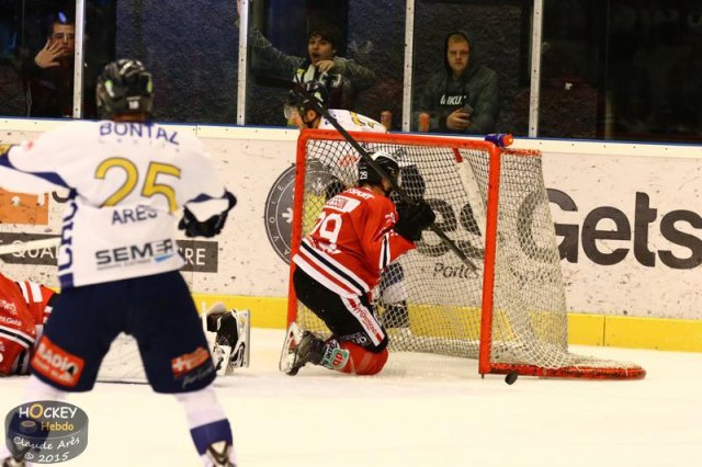 Photo hockey match Morzine-Avoriaz - Chamonix  le 08/09/2015