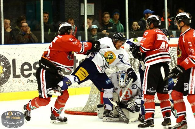 Photo hockey match Morzine-Avoriaz - Chamonix  le 08/09/2015