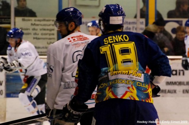 Photo hockey match Dijon  - Mont-Blanc le 13/01/2009