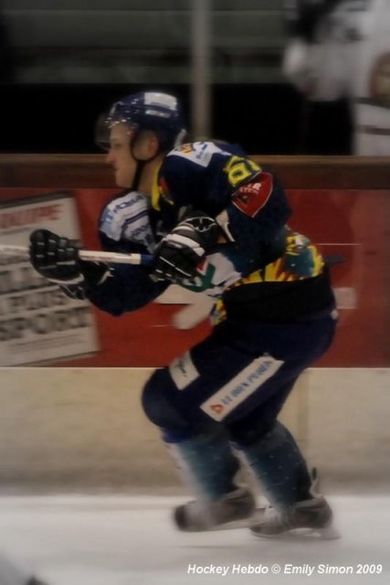 Photo hockey match Dijon  - Mont-Blanc le 13/01/2009