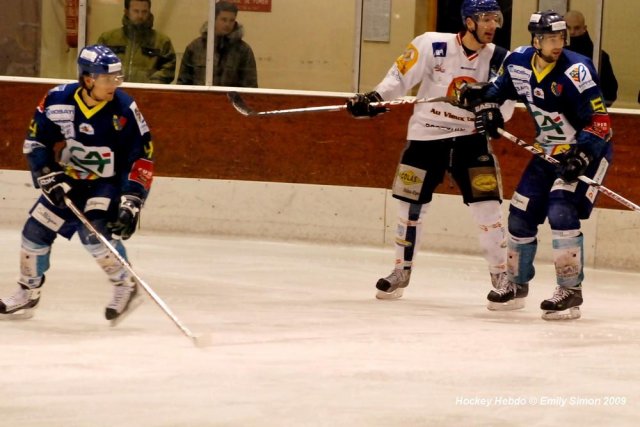 Photo hockey match Dijon  - Mont-Blanc le 13/01/2009