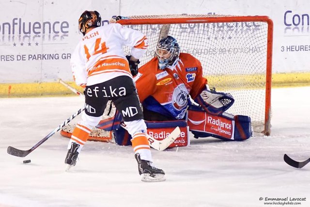 Photo hockey match Lyon - Epinal  le 19/09/2015